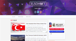 Desktop Screenshot of elsohbet.com